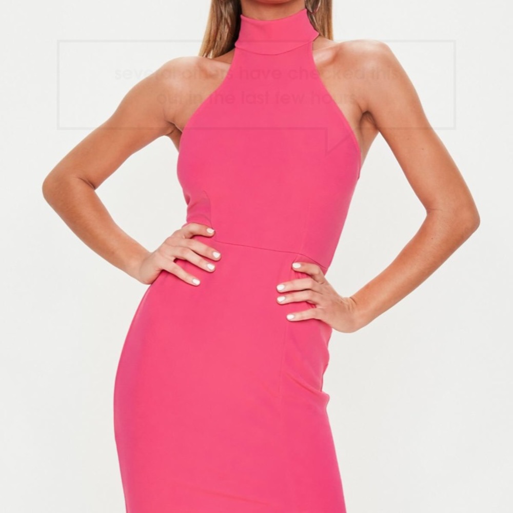 MISSGUIDED PINK MINI DRESS